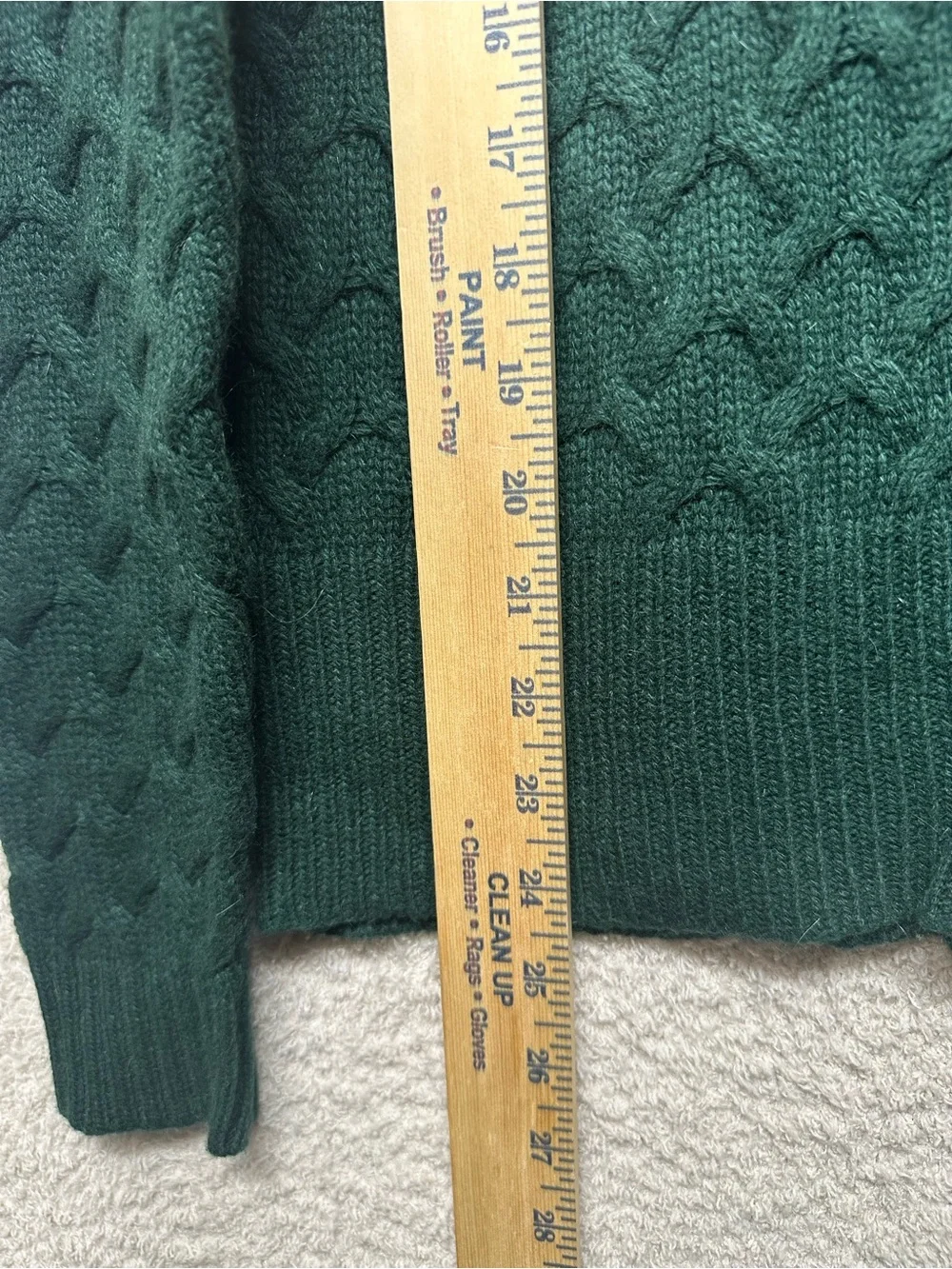 J.Crew Angora Wool Blend Textured Knit Sweater Green Medium Crewneck Cozy